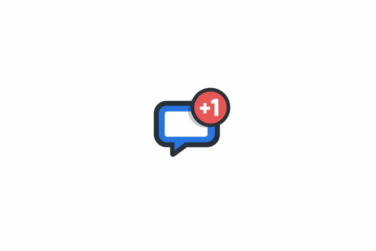 Message notification illustration